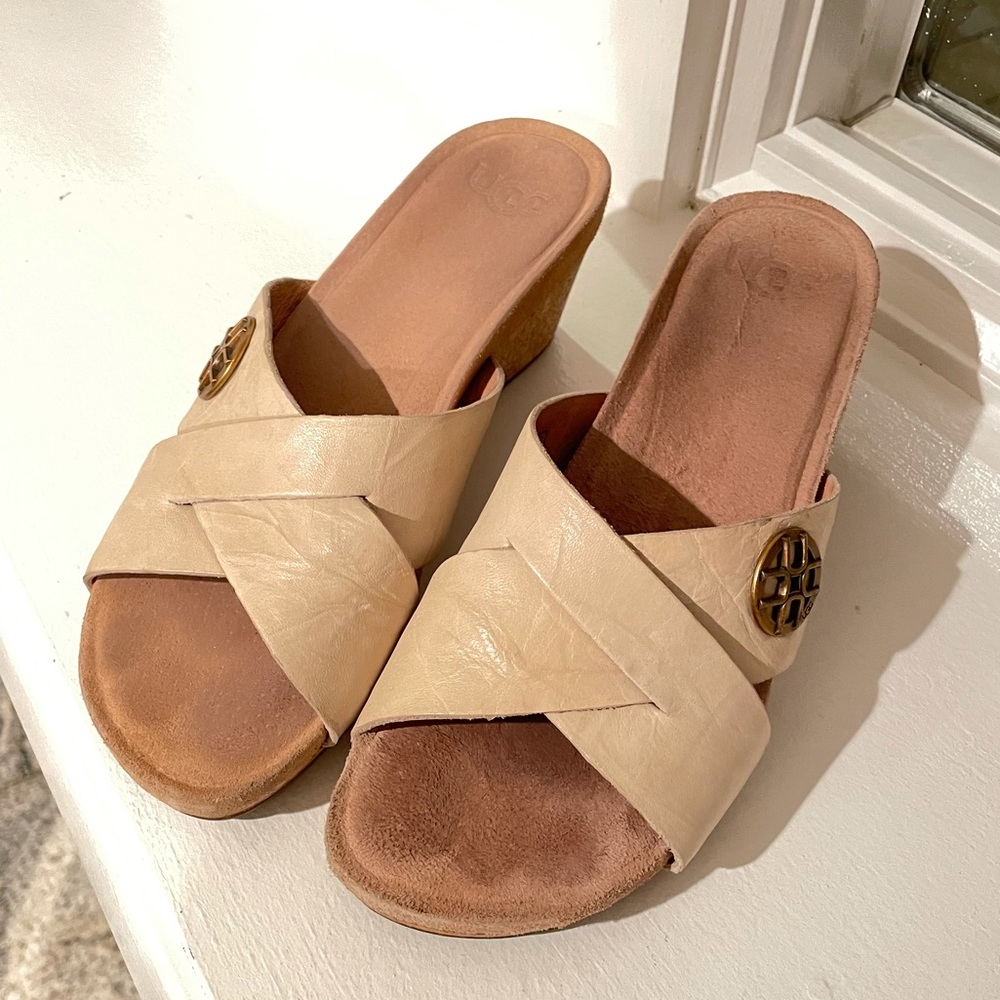 Tan Ugg Australia Wedges Size 5 Women’s